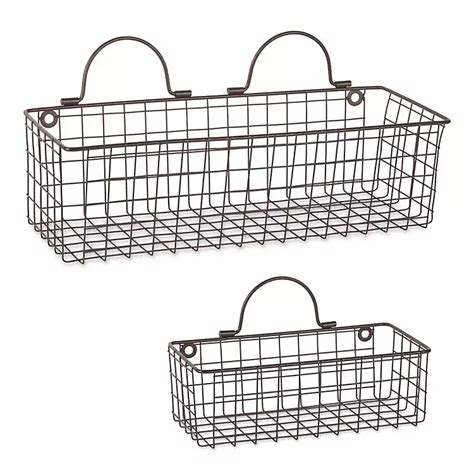 Wall Mounted Wire Basket – Wall Design Ideas