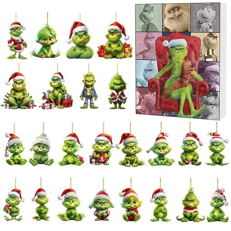 Grinch Advent Calendar Puzzle Surprises Await Grinch 2024 Blind Box