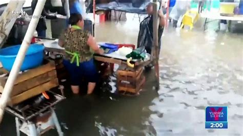 Lluvias Provocan Inundaciones Y Dejan Bajo El Agua A Minatitlán Vídeo