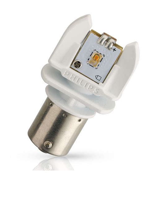Светодиодная лампа PY21W 1156 - Philips X-treme Vision LED 5Вт Жёлтая