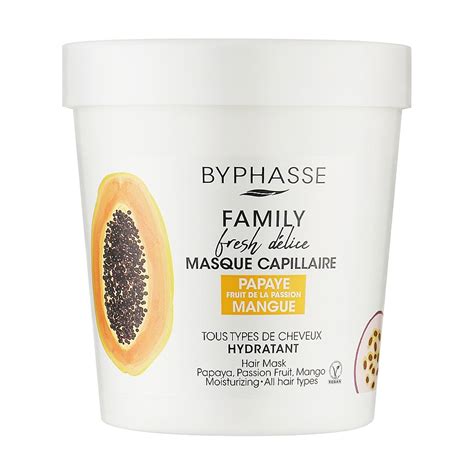 Маска Byphasse Family Fresh Delice для всіх типів волосся, з папаєю ...