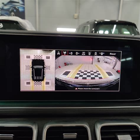 Установка систем кругового обзора 360 камер, камер заднего и переднего вида