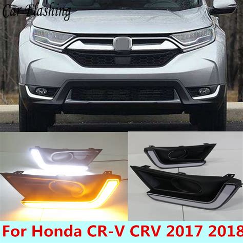 Car Flashing Set For Honda Crv Cr V Led Drl Daytime Running