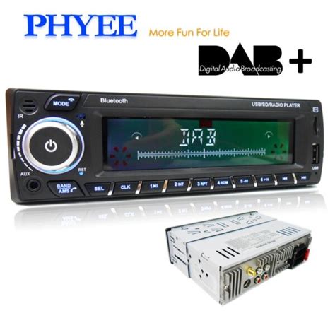 Dab Plus Car Radio Din Bluetooth A Dp Rds Fm Usb Mp Audio Player App