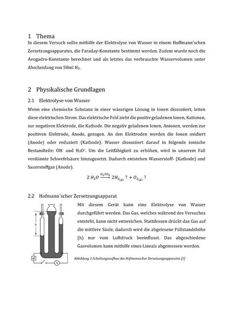 Versuch Anf Nger Praktikum Physikalisch Ap Protokoll Thema In