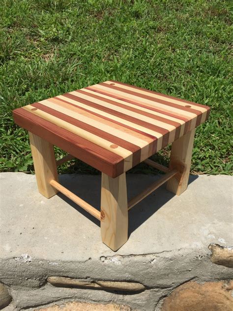 Assorted Wood Foot Stool Handmade Wood Foot Stool Stool Foot Stool