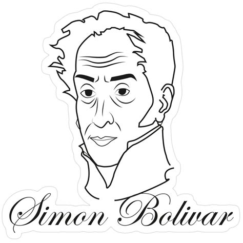 Simon Bolivar para colorear en 2025 | Simón bolívar, Batalla de boyaca