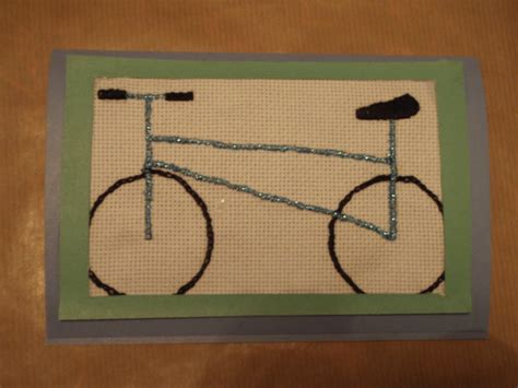 You Sew Should Project Tutorial Bicycle Card