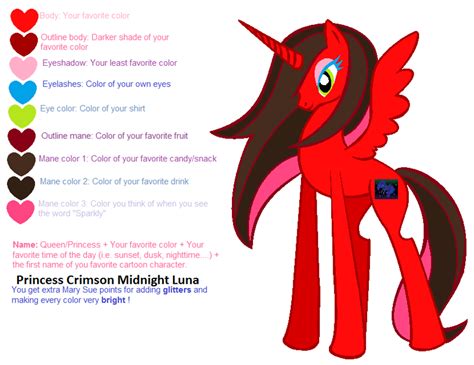 Princess Crimson Midnight Luna By Lizziegrl147 On Deviantart