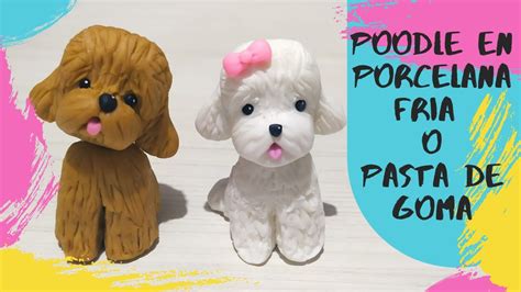 Cómo hacer perrito Poodle en porcelana fría o pasta de goma YouTube