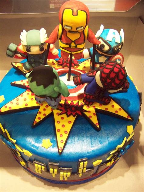 12 Jason Superhero Birthday Cakes Photo Robin Superhero Birthday