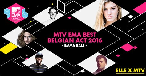 Emma Bale Wint De Mtv Ema Award Voor Best Belgian Act 2016 Ellebe