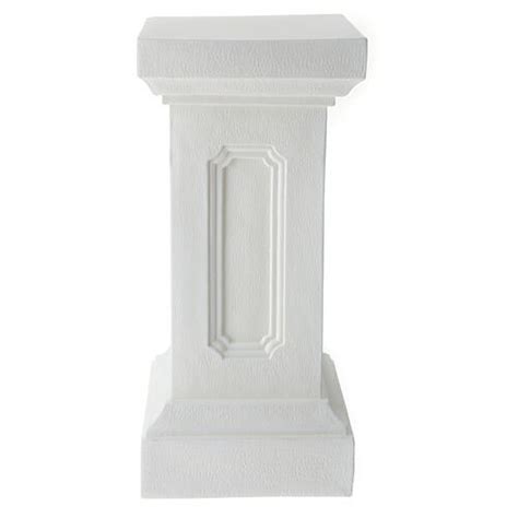 White Column Pedestal For Statues H 58 Cm Online Sales On