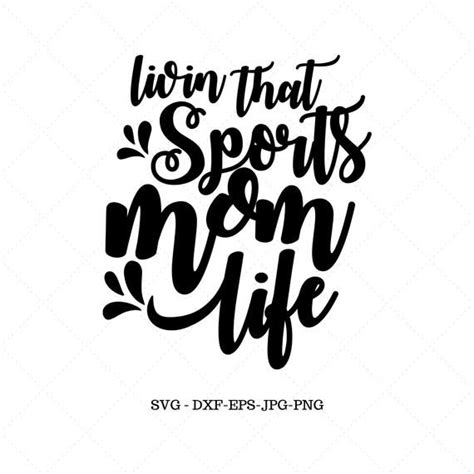 Sports Mom Life Football Mom Svg Football Mom Shirt Mom T Etsy Sports Mom Cheer Mom