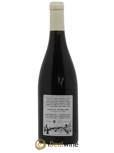 Buy C Tes Du Jura Pinot Noir Les Varrons Labet Domaine Lot