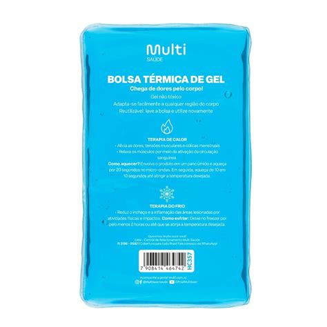 Bolsa Térmica Transparente em Gel Tam G Multi Saúde HC357 G