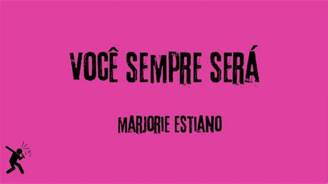 Voce Sempre Ser Marjorie Estiano Vers O Karaoke Playback Youtube