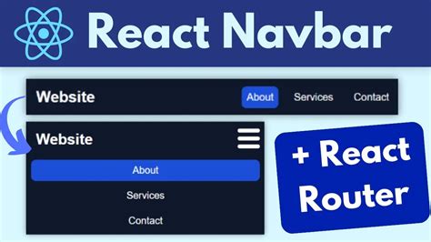 How To Make A Responsive Navbar In React Using React Router