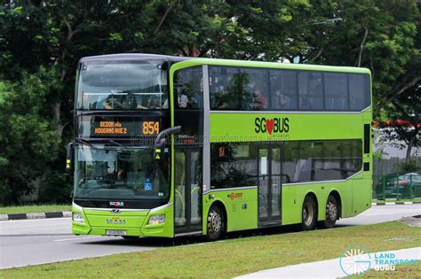 Bus 854 SMRT Buses MAN A95 Euro 6 SG6065L Land Transport Guru