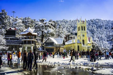 Mall Road is the Main Street in Shimla, the Capital City of Himachal ...