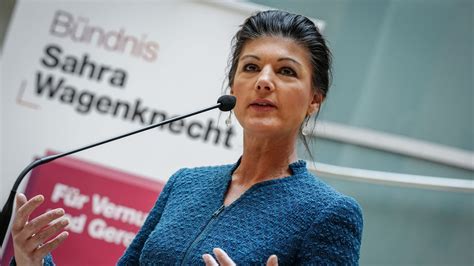 Sahra Wagenknecht Bündnis Formiert Sich Im Bundestag