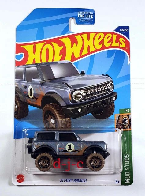 HOT WHEELS MUD STUDS FORD BRONCO Bleu EUR PicClick FR