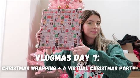 Vlogmas Day Christmas Shopping Wrapping Presents And A Virtual