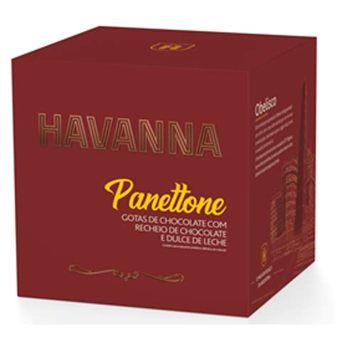 Panettone HAVANNA Gotas De Chocolate E Recheio De Chocolate