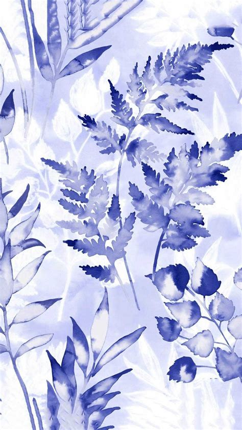 Blue Floral Wallpaper - iXpap