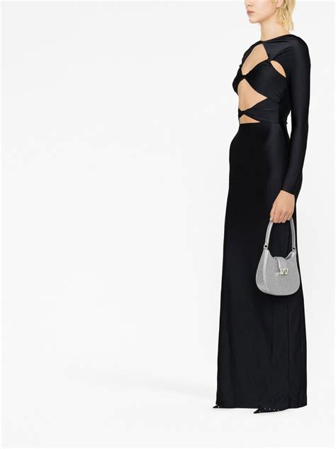 Coperni Embellished Cut Out Maxi Dress Farfetch