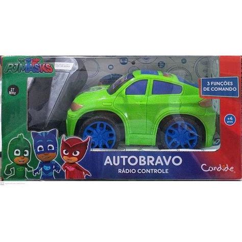 Carro De Controle Remoto Autobravo PJ MASKS Lagartixo Candide 1730