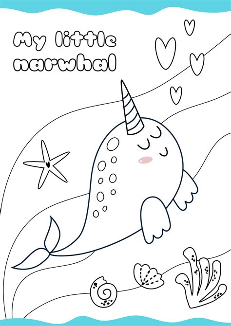 Cute Sea Animal Coloring Pages