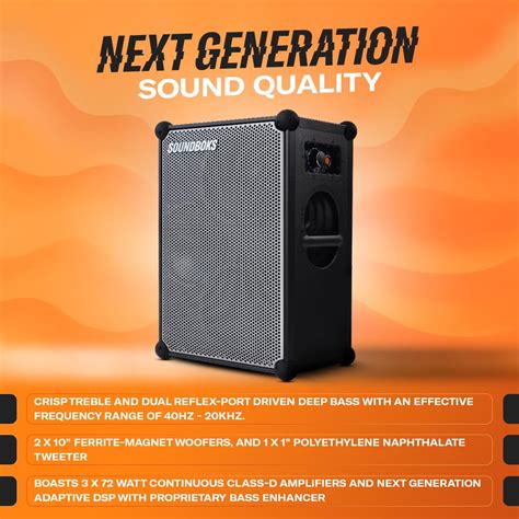 Soundboks Bluetooth Performance Speaker Loudest Party Speaker