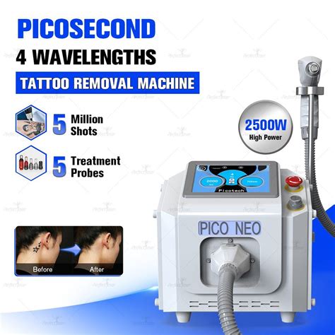 Nm Q Switched Nd Yag Laser Picosecond Tattoo Removal Cooler Beauty