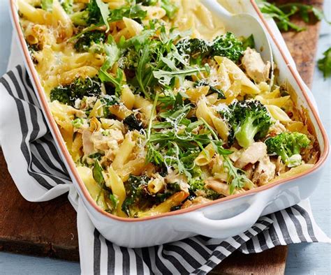 Creamy Broccoli Garlic And Tuna Pasta Bake With Rocket Food To Love