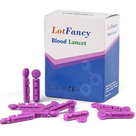 Lotfancy Lancets For Blood Testing Gauge Count Twist Top