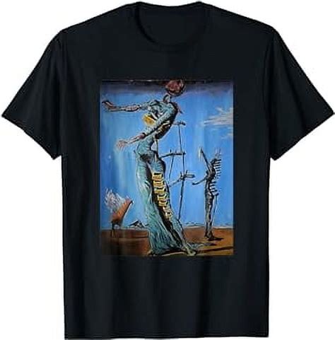 He Burning Giraffe Famous Painting By Dali T Shirt Walmart