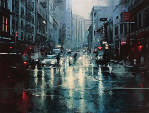 Captivating City Streets Paintings 4 Fubiz Media