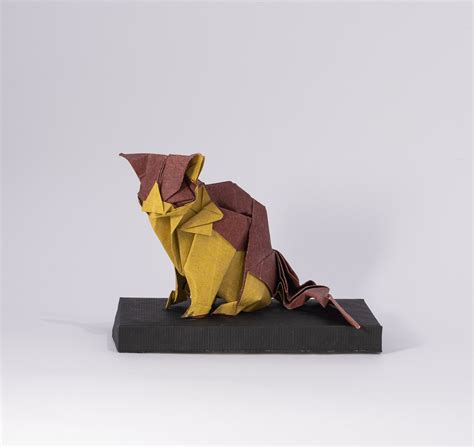 Complex Origami Cat