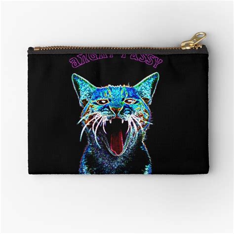 Angry Pussy Zipper Pouch By IdeaJones Redbubble