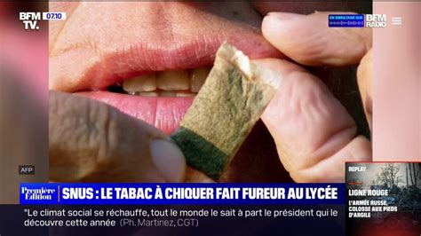 Le Snus Ce Tabac à Chiquer Fait Fureur Dans Les Lycées Est Il