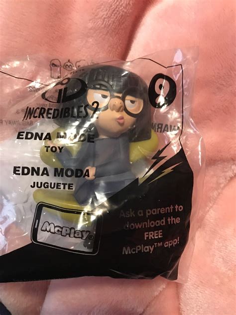 Nip 2018 Mcdonalds Happy Meal Toy Incredibles 2 9 Edna Mode Ebay