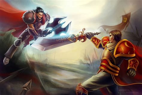 Garen Vs Darius Wallpaper