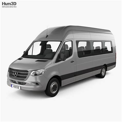 Mercedes Benz Sprinter パッセンジャーバン L4H3 2019 3Dモデル 乗り物 on Hum3D