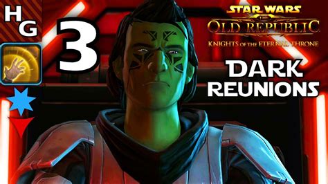 SWTOR KotET Ch 3 Dark Reunions Jedi Consular Male YouTube