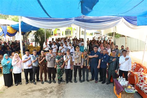 Kapolres Pesisir Barat Resmikan Kampung Tangguh Bebas Narkoba Pertama