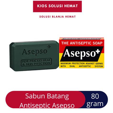 Asepso Sabun Plus Antiseptic Soap Sabun Kesehatan Kulit Mengurangi