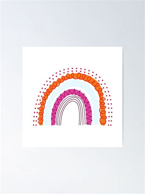 Lesbian Rainbow Poster For Sale By Alyssabbb1 Redbubble