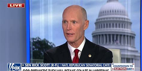 Sen Rick Scott Predicts A Gop Senate Majority Of 52 Seats Fox News