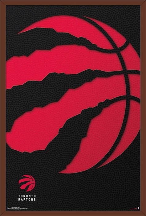 NBA Toronto Raptors - Logo 18 Wall Poster, 22.375" x 34", Framed - Walmart.com